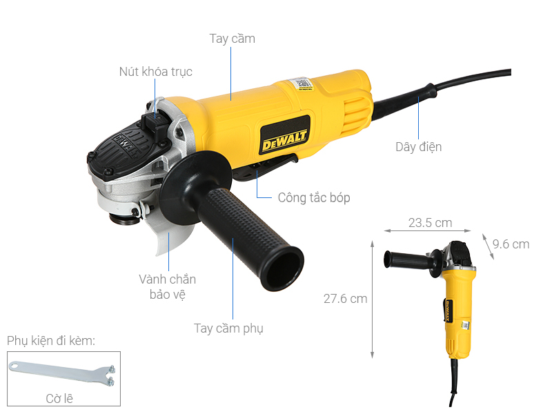 Máy mài góc Dewalt DWE8200PL-B1 850W