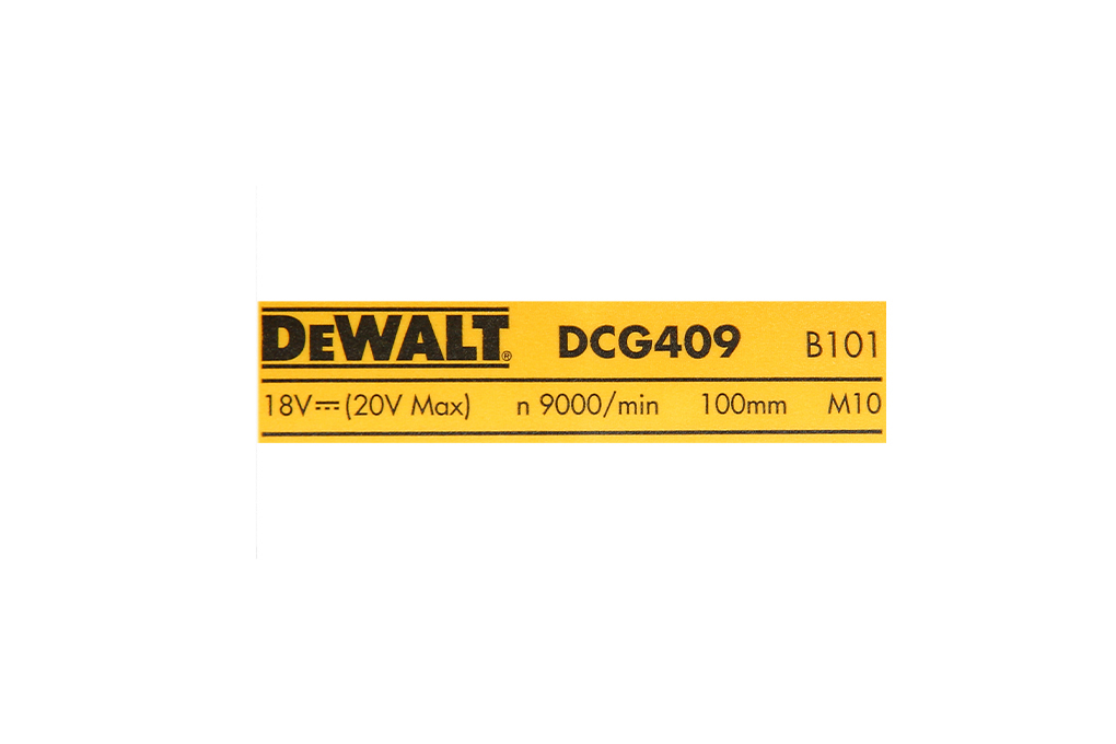 Máy mài góc dùng pin Dewalt DCG409N-B1 20V (không kèm pin, sạc) Màu Đen - Vàng