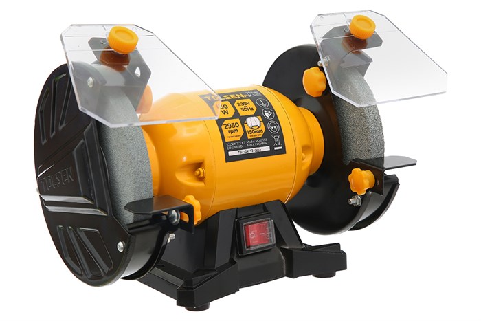 Máy mài hai đá Tolsen 79646 150W Màu Đen - Vàng