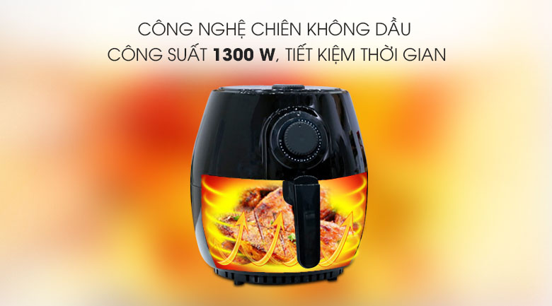 Nồi chiên không dầu Mishio MK01 2.6 lít