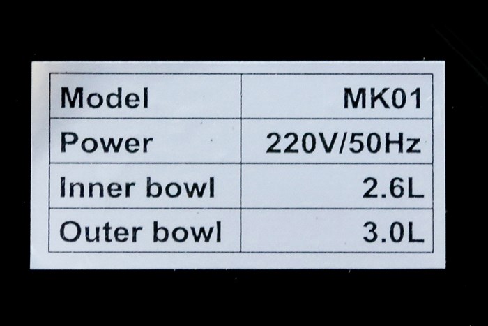 Nồi chiên không dầu Mishio MK01 2.6 lít Màu Đen