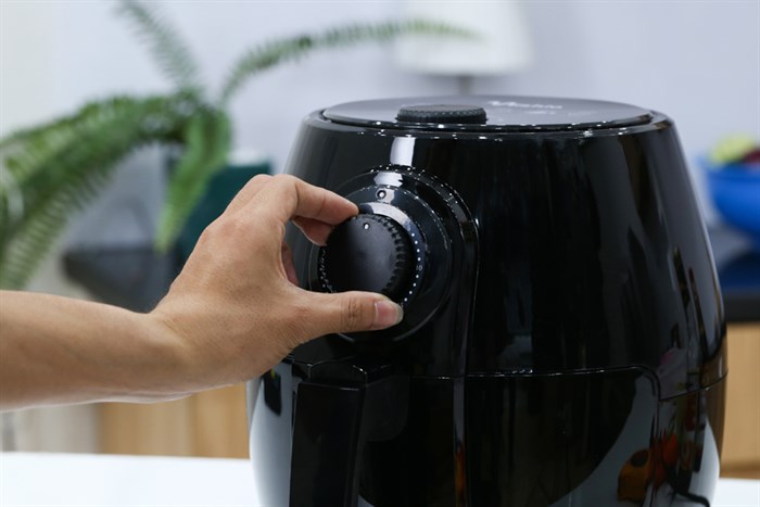 Nồi chiên không dầu Mishio MK01 2.6 lít Màu Đen