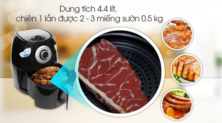 Nồi chiên không dầu Magic 4.4 lít A84 - 10