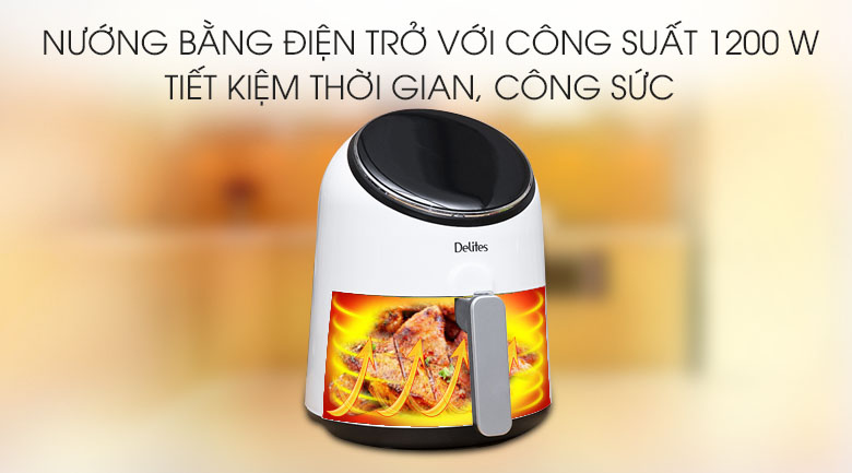 Nồi chiên không dầu Delites AF-2601 2.6 lít