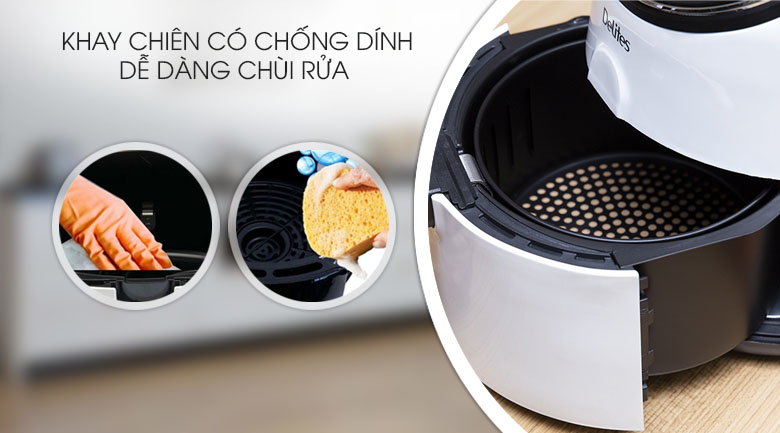 Nồi chiên không dầu Delites AF-2601 2.6 lít