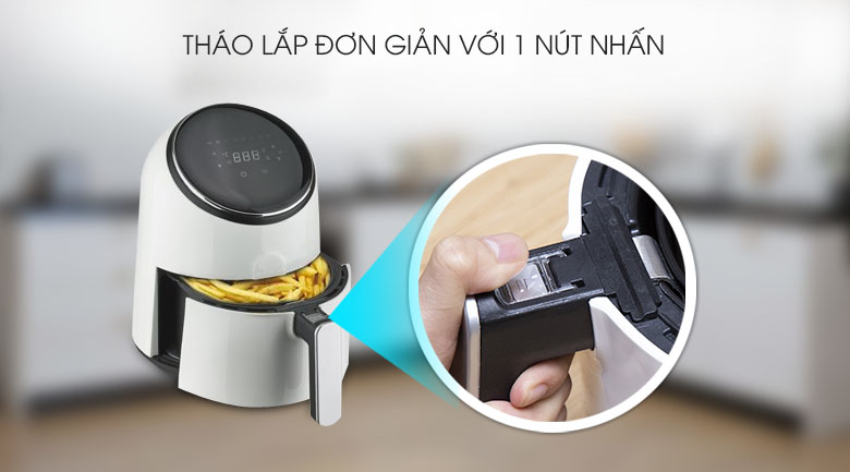 Nồi chiên không dầu Delites AF-2601 2.6 lít