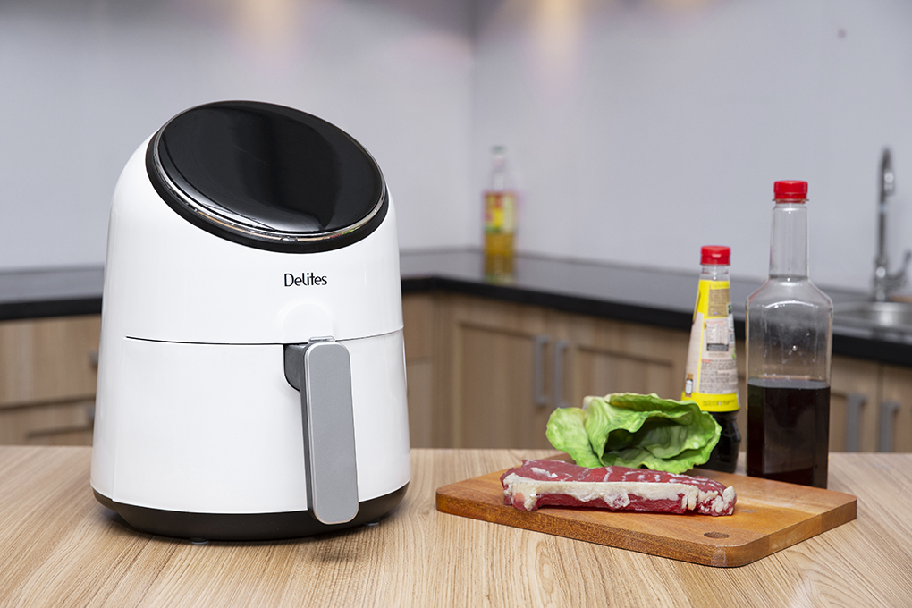 Nồi chiên không dầu Delites AF-2601 2.6 lít Màu Trắng