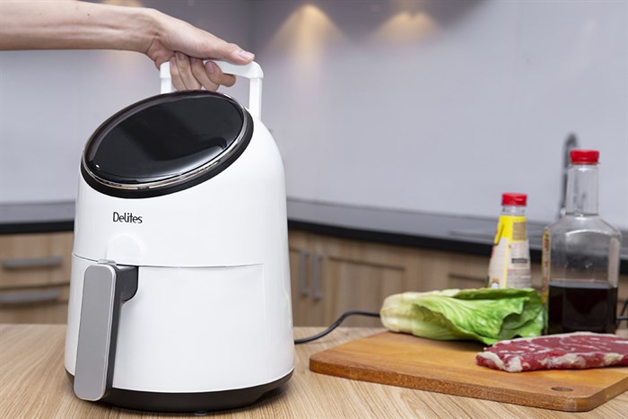 Nồi chiên không dầu Delites AF-2601 2.6 lít Màu Trắng