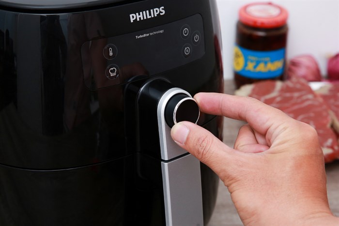 Nồi chiên không dầu Philips HD9643 3.2 lít Màu Đen