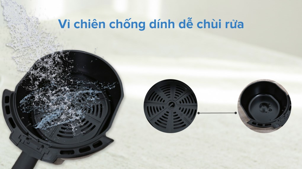 Nồi chiên không dầu Mishio MK-01 3.8 lít