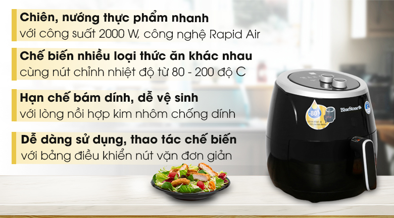 Nồi chiên không dầu BlueStone AFB-5870 5 lít - 16
