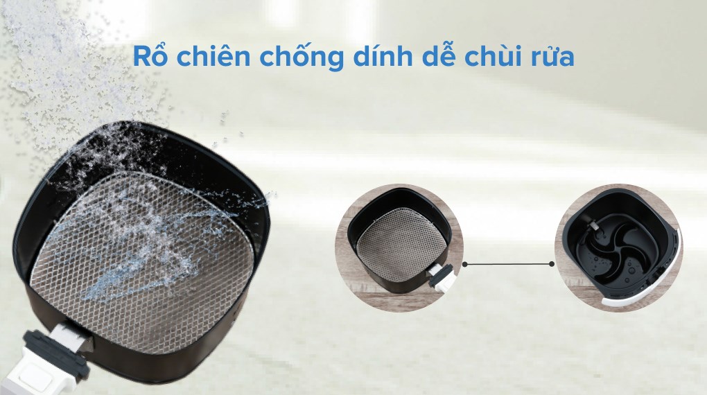 Nồi chiên không dầu Philips HD9216 4.5 lít