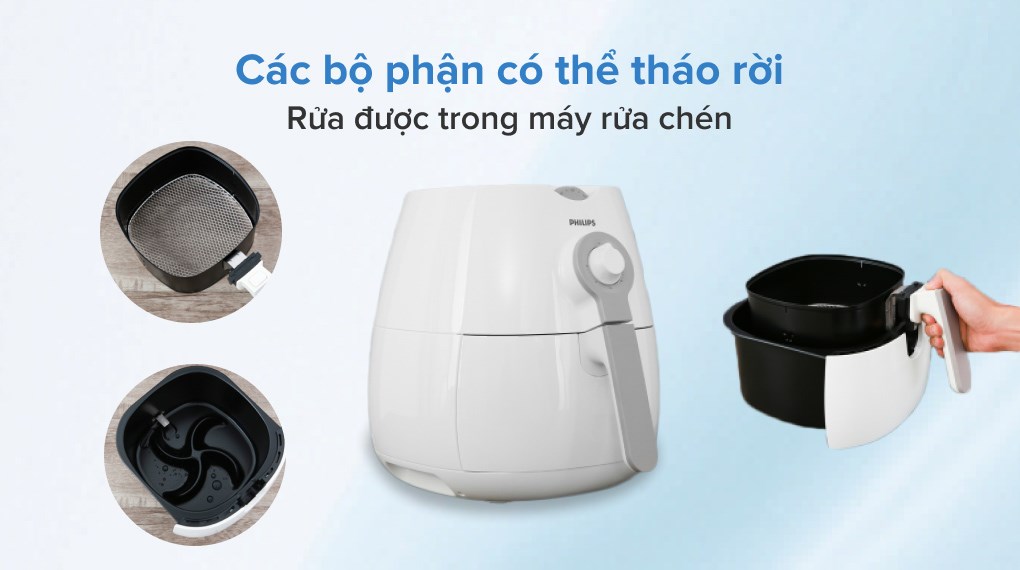 Nồi chiên không dầu Philips HD9216 4.5 lít
