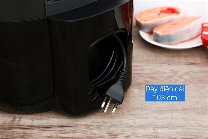 Nồi chiên không dầu Philips HD9650 7.3 lít Màu Đen