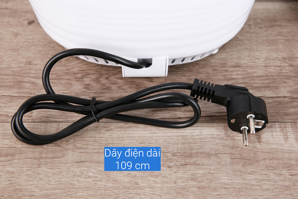 Nồi chiên không dầu Mishio MK-155 3.5 lít Trắng Màu Trắng