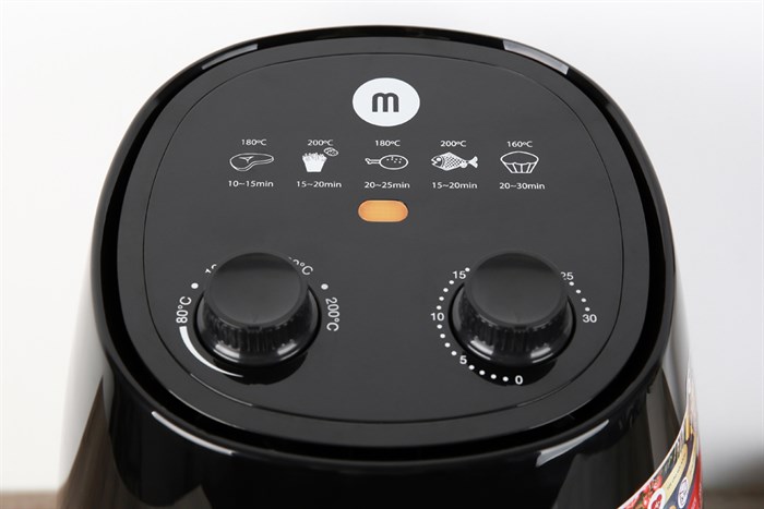 Nồi chiên không dầu Mishio MK-155 3 lít Đen Màu Đen