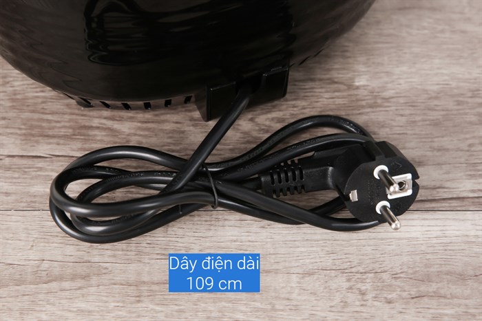 Nồi chiên không dầu Mishio MK-155 3 lít Đen Màu Đen