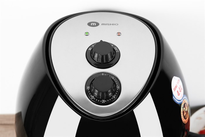 Nồi chiên không dầu Mishio MK-41 4.4 lít Đen Màu Đen
