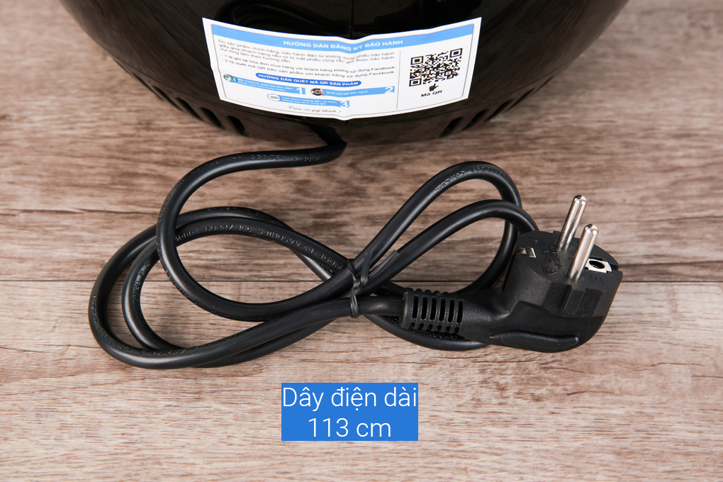 Nồi chiên không dầu Mishio MK-41 4.4 lít Đen - 9