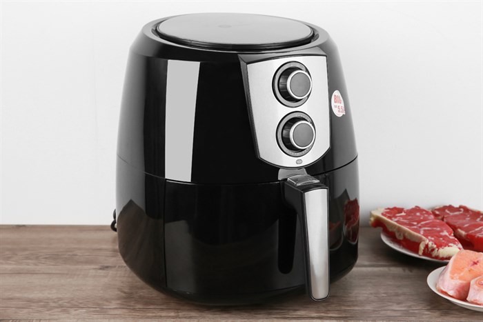 Nồi chiên không dầu Mishio MK-141 5.5 lít Đen Màu Đen