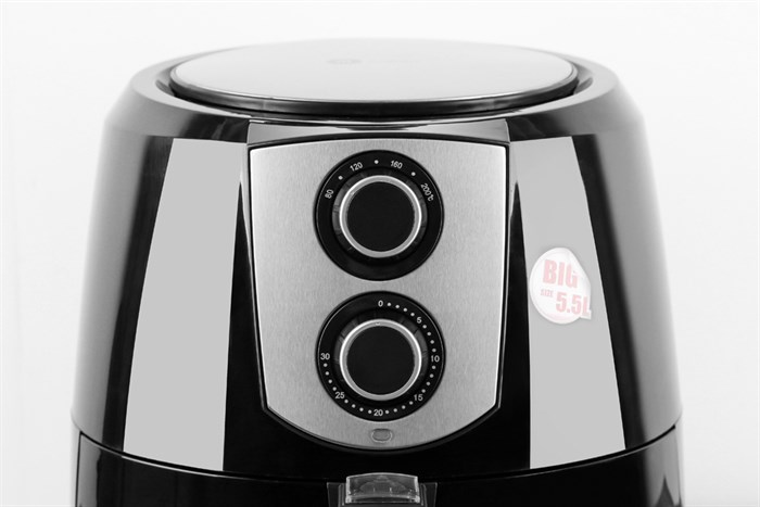 Nồi chiên không dầu Mishio MK-141 5.5 lít Đen Màu Đen