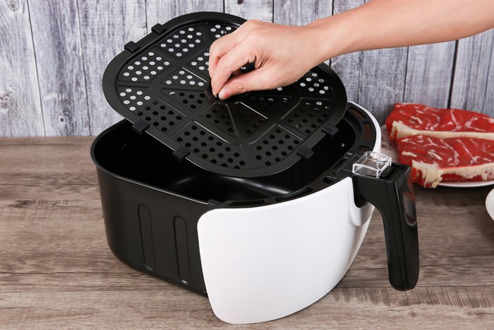 Nồi chiên không dầu Mishio MK-165 5.5 lít Trắng Màu Trắng