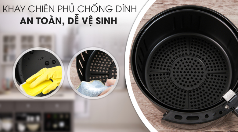 Nồi chiên không dầu Kangaroo 5 lít KG52AF1A - 14