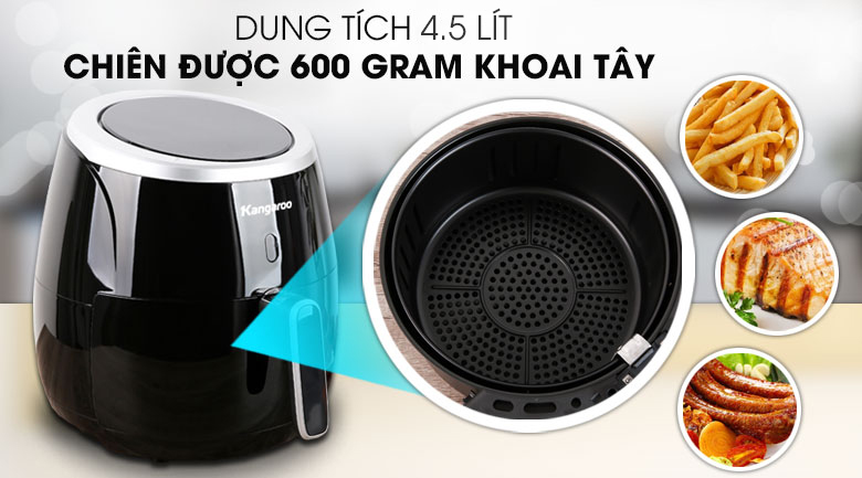 Nồi chiên không dầu Kangaroo 5 lít KG52AF1A - 15