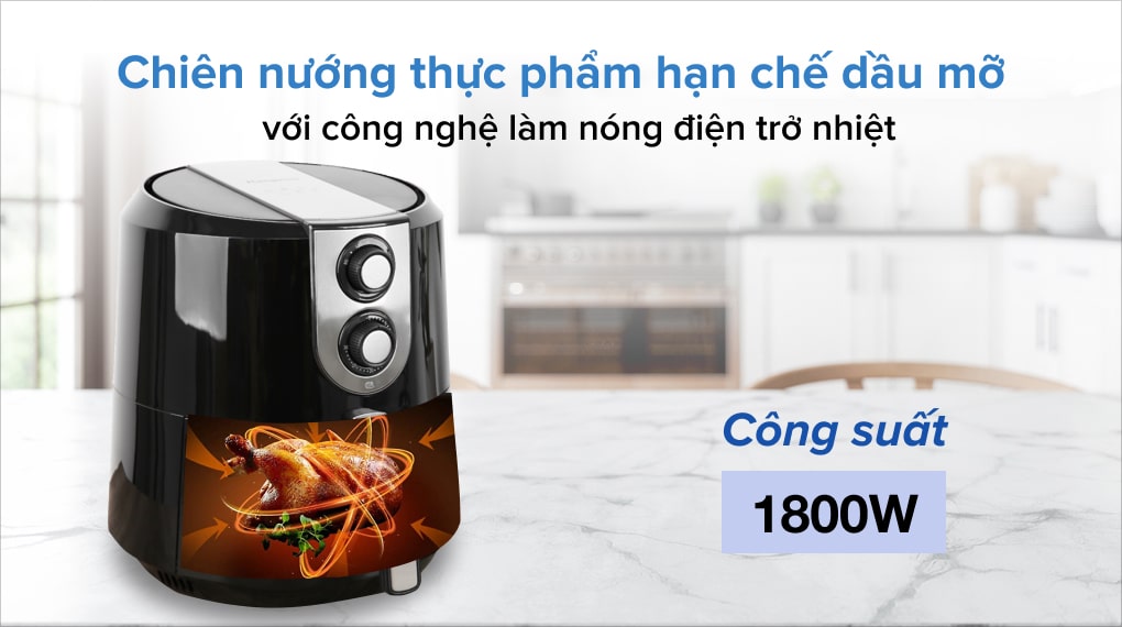 Nồi chiên không dầu Kangaroo KG55AF1 4.7 lít