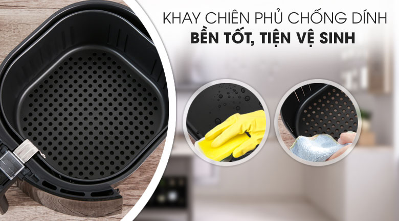 Nồi chiên không dầu Kangaroo 5.2 lít KG55AF1A - 16