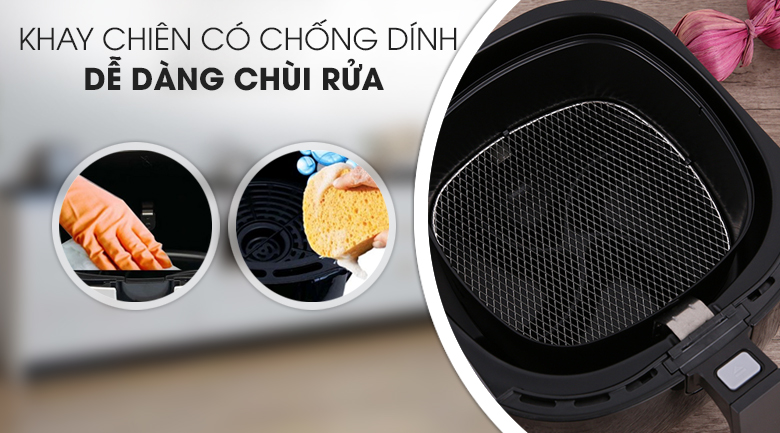 Nồi chiên không dầu Philips HD9218 4.5 lít - 8