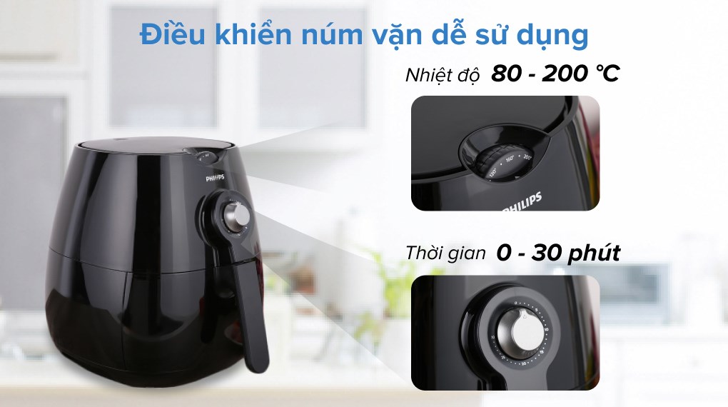 Nồi chiên không dầu Philips HD9218 4.5 lít