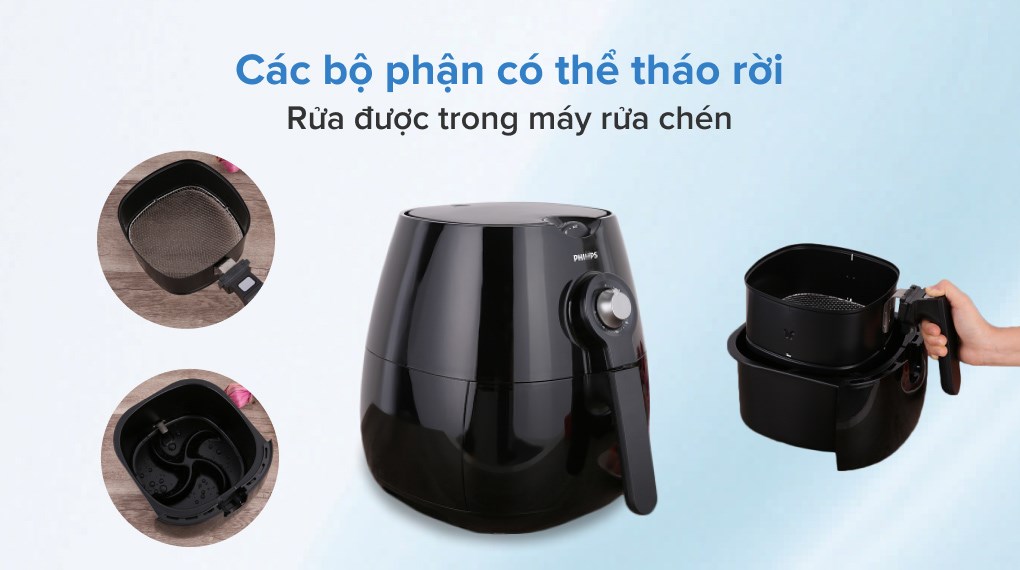 Nồi chiên không dầu Philips HD9218 4.5 lít