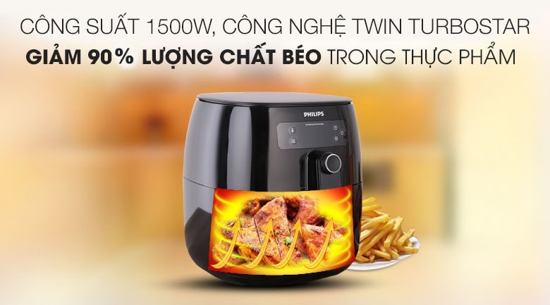 Nồi chiên không dầu Philips HD9745 4.5 lít - 8
