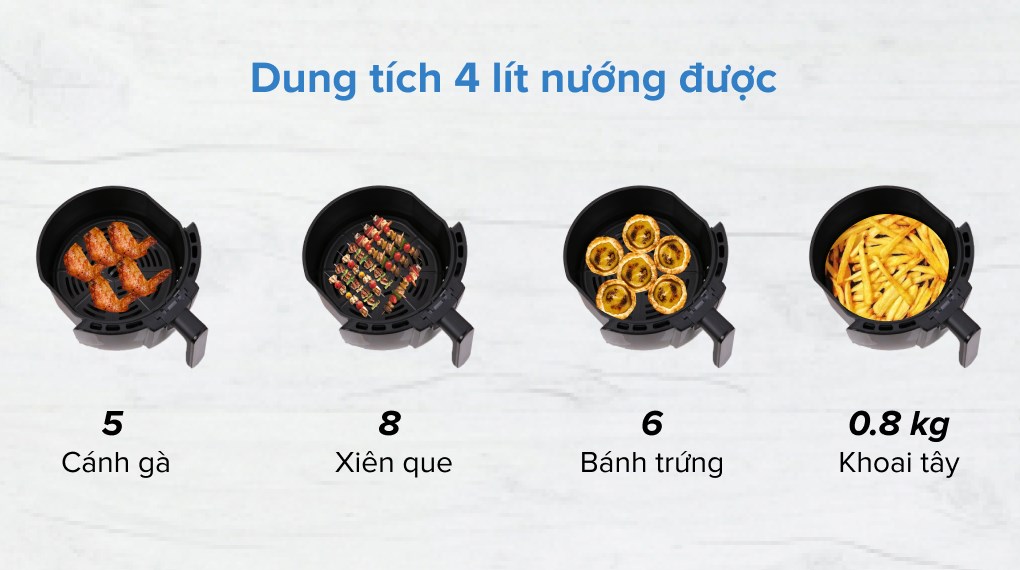 Nồi chiên không dầu Ferroli FAF-4.0M 4 lít