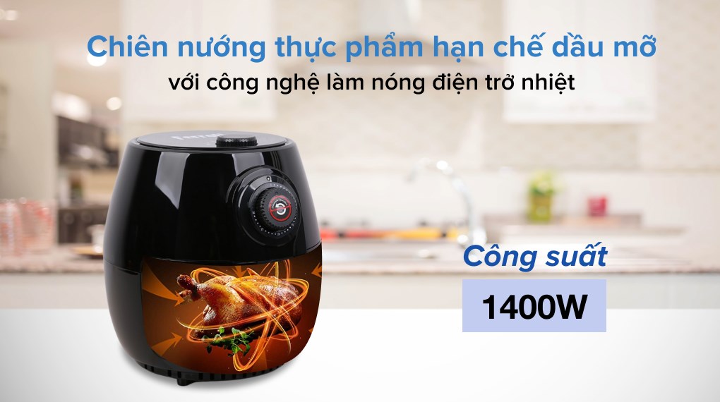 Nồi chiên không dầu Ferroli FAF-4.0M 4 lít