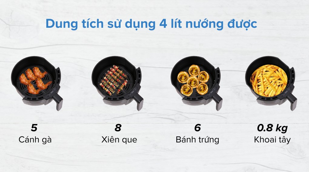 Nồi chiên không dầu Ferroli FAF-4.0M 4 lít