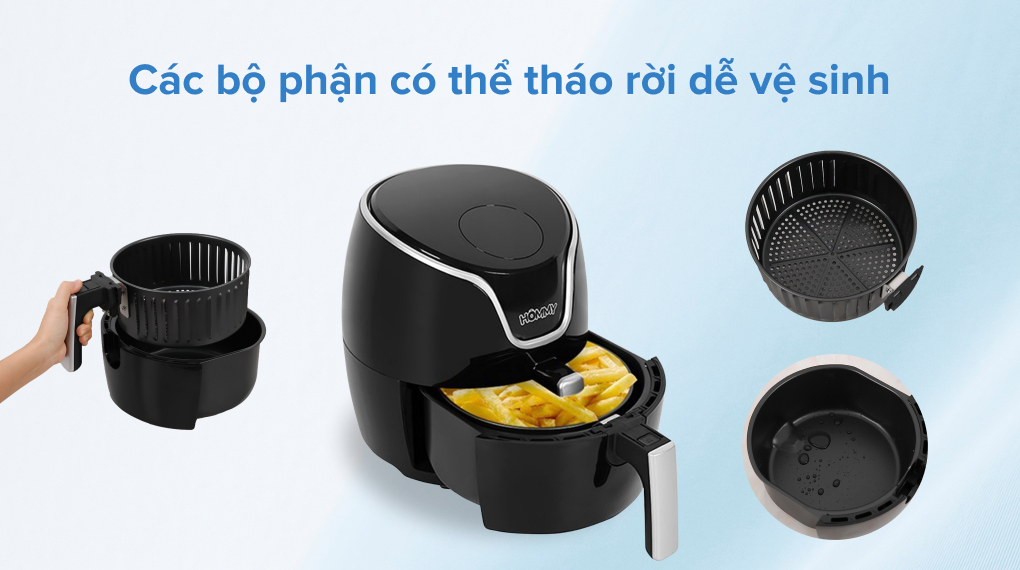 Nồi chiên không dầu Hommy AF20535D Đen 3.5 lít - 14