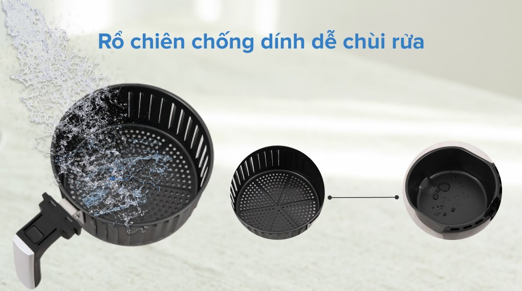 Nồi chiên không dầu Hommy AF20535D Đen 3.5 lít - 8