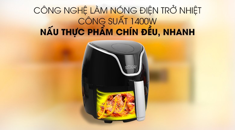 Nồi chiên không dầu Hommy AF20535D Đen 3.5 lít - 12