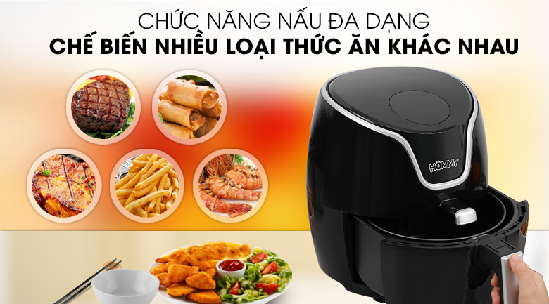 Nồi chiên không dầu Hommy AF20535D Đen 3.5 lít - 17
