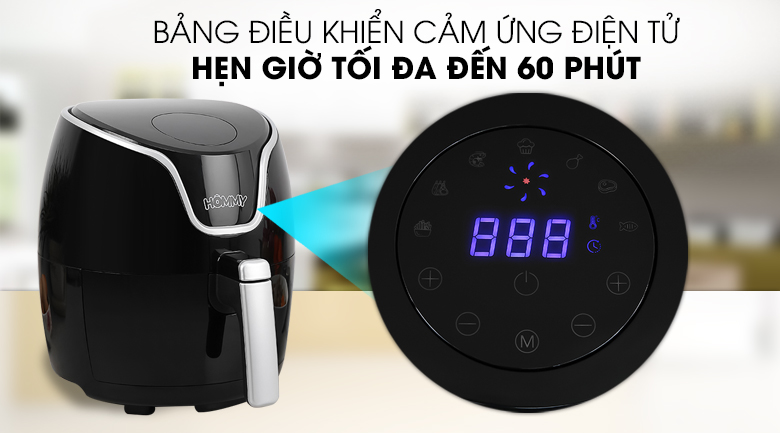 Nồi chiên không dầu Hommy AF20535D Đen 3.5 lít - 11