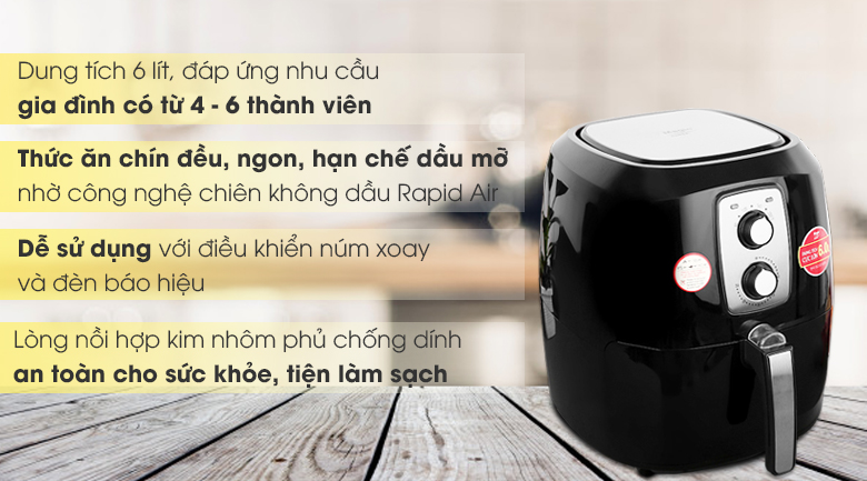 Nồi chiên không dầu Magic A-83 6 lít - 10