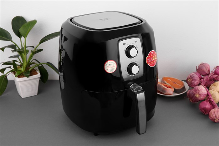 Nồi chiên không dầu Magic A-83 6 lít Màu Đen