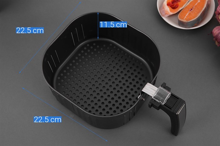 Nồi chiên không dầu Magic A-83 6 lít Màu Đen