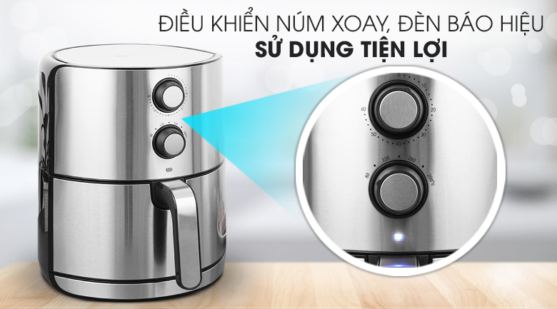 Nồi chiên không dầu Mishio MK-199 5 lít - 4