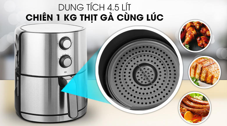 Nồi chiên không dầu Mishio MK-199 5 lít - 9