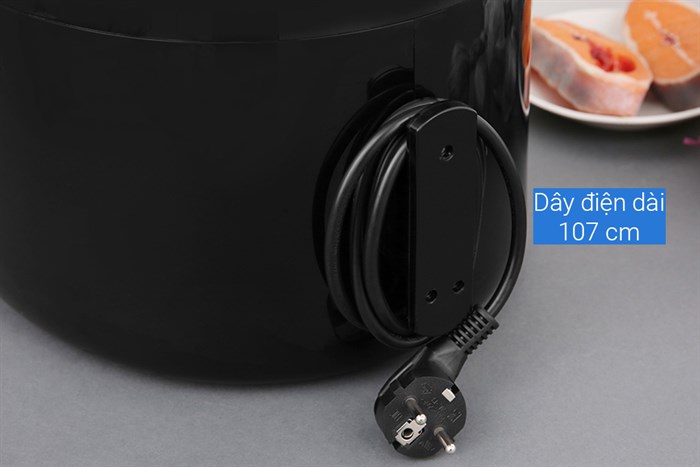 Nồi chiên không dầu Mishio MK-199 5 lít Màu Đen