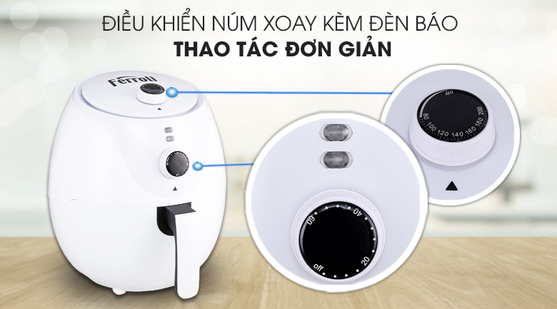 Nồi chiên không dầu Ferroli FAF-4.0M2 4 lít