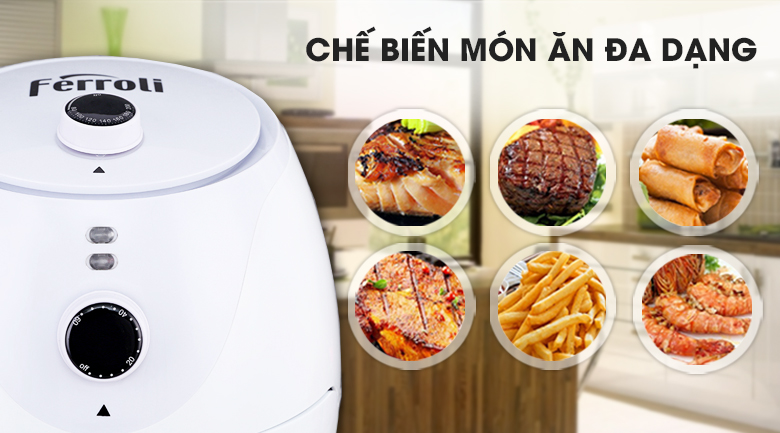 Nồi chiên không dầu Ferroli FAF-4.0M2 4 lít